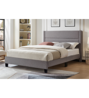 TT T2175 Bed ( Gray Fabric) Double